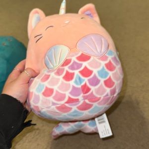Cat Mermaid Squishmallow